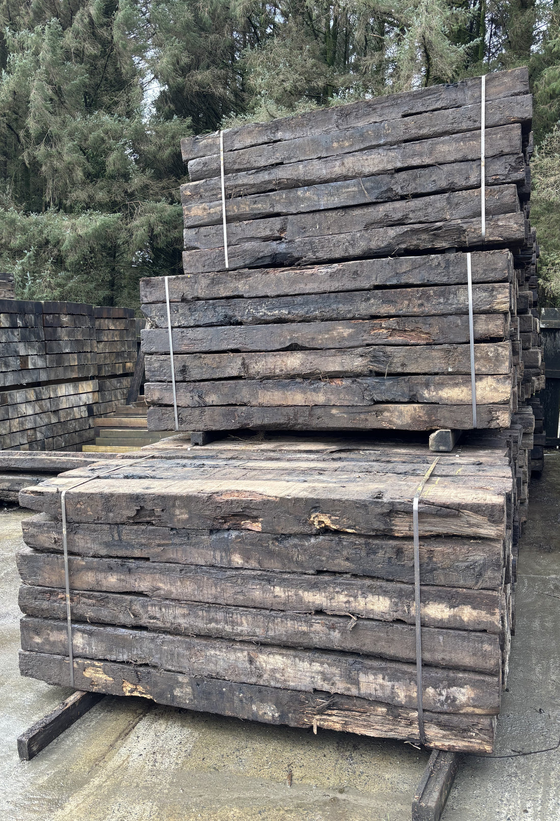 
                      
                        Reclaimed Railway Sleepers
                      
                    