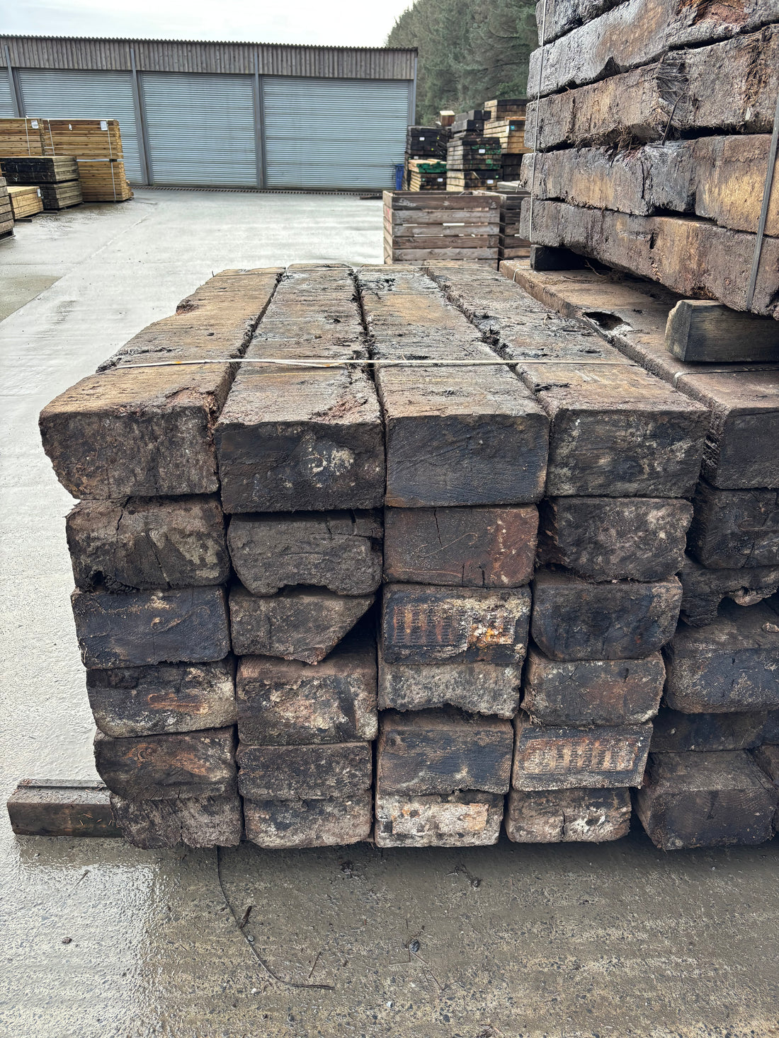 
                      
                        Reclaimed Railway Sleepers
                      
                    