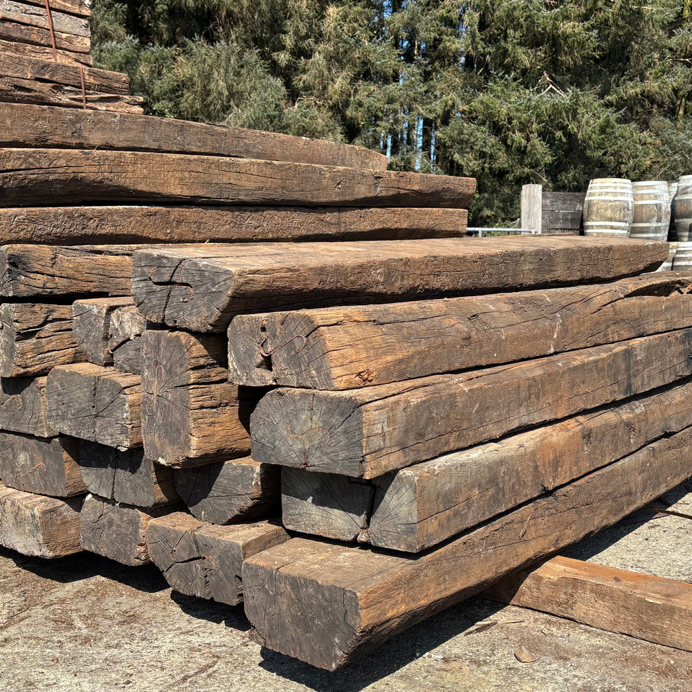 
                      
                        Reclaimed Railway Sleepers
                      
                    