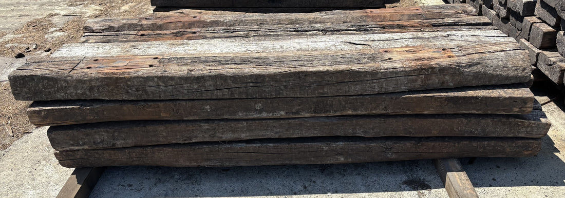 
                      
                        Reclaimed Railway Sleepers
                      
                    