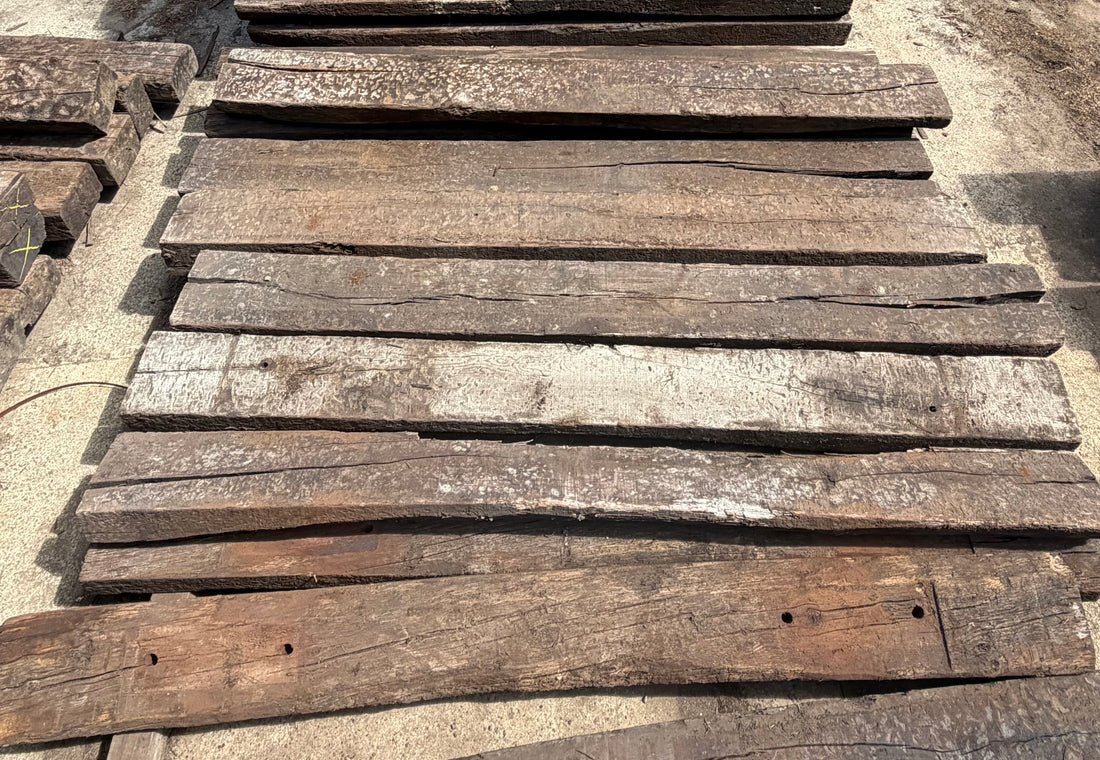 
                      
                        Reclaimed Railway Sleepers
                      
                    