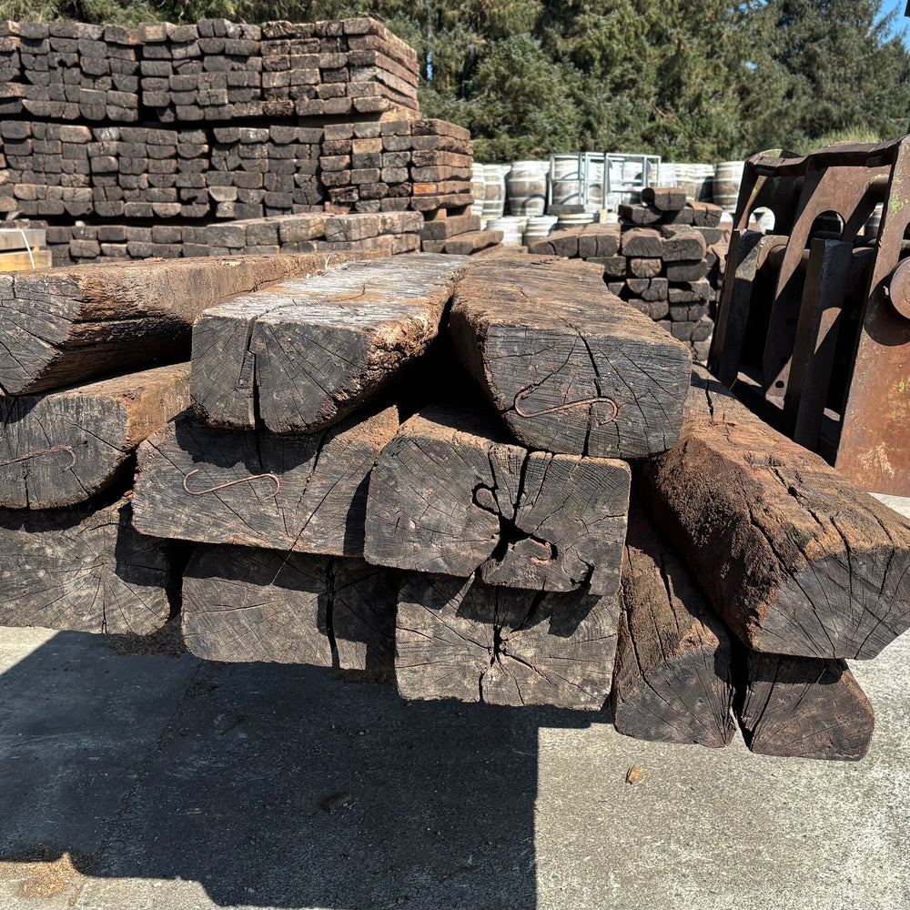 
                      
                        Reclaimed Railway Sleepers
                      
                    
