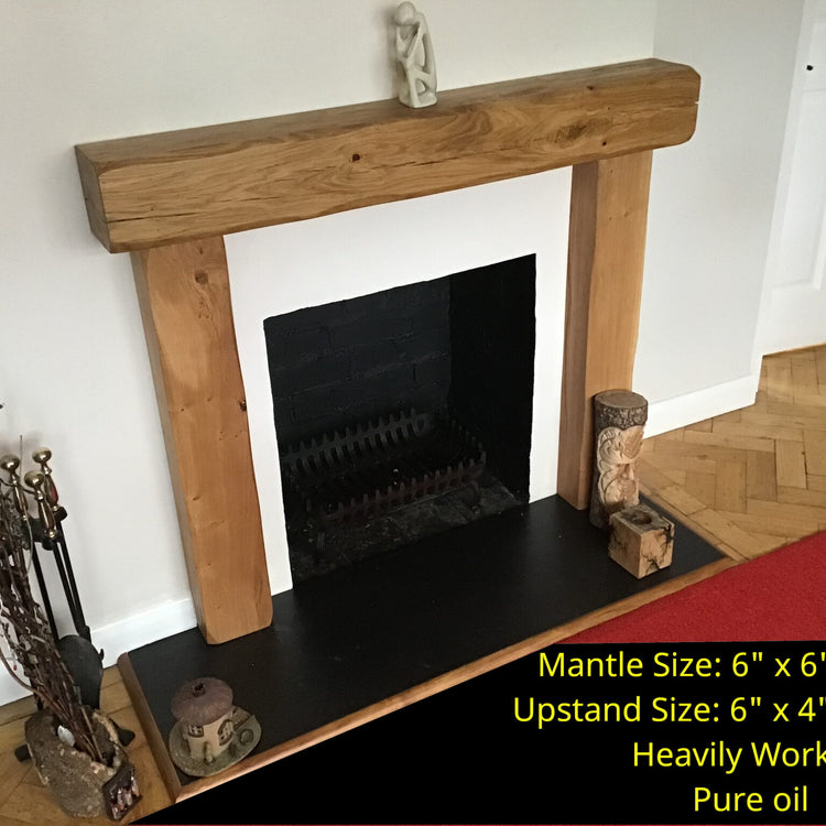 Oak Beam Fireplace Surround - 1500mm Wide