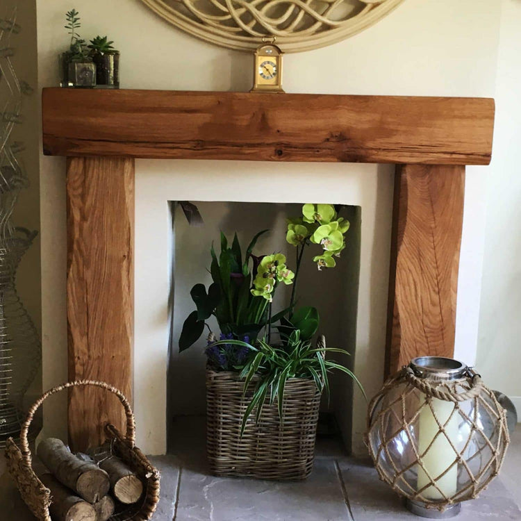 Oak Beam Fireplace Surround - 1500mm Wide