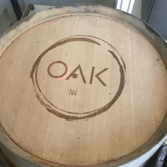 Reclaimed Oak Wine Barrel Top Lid