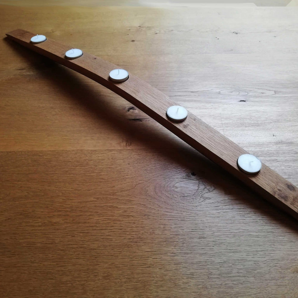 
                      
                        Oak Barrel Stave Candle Holder
                      
                    