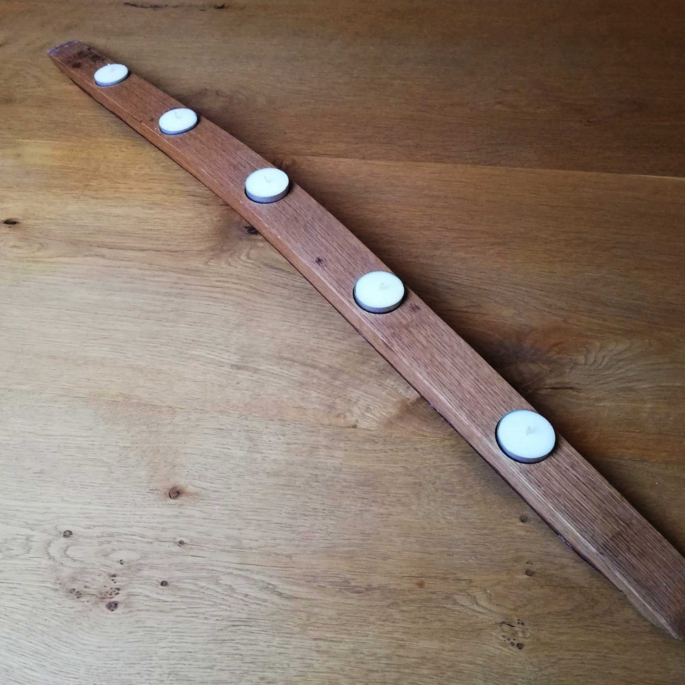 
                      
                        Oak Barrel Stave Candle Holder
                      
                    