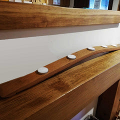Oak Barrel Stave Candle Holder