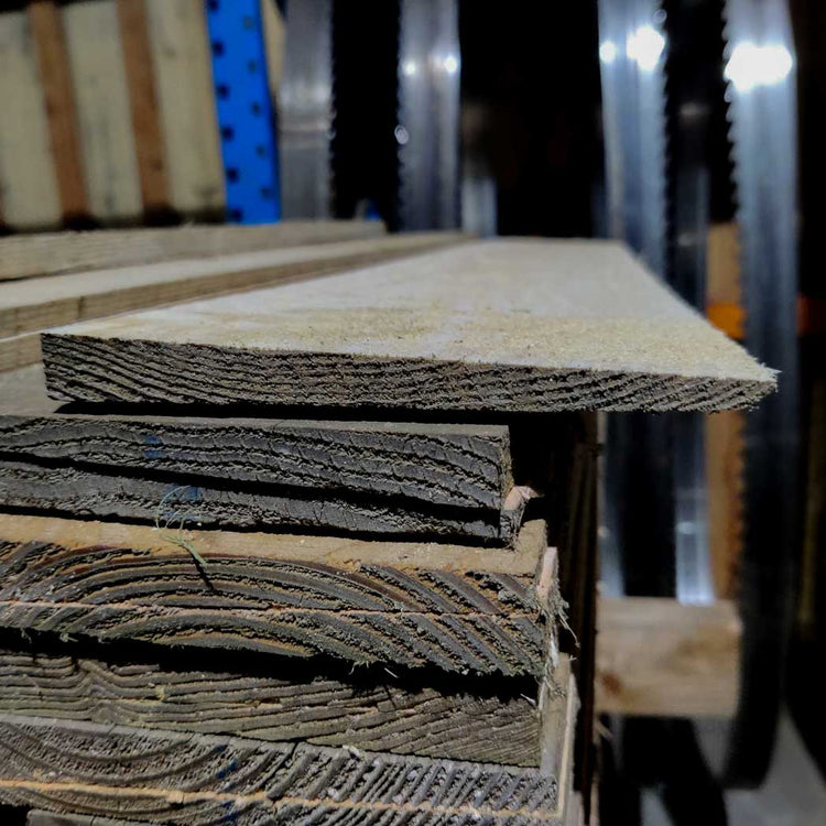 Naturally Treated Softwood Feather Edge Fencing Boards - Larch/Douglas Fir or Cedar