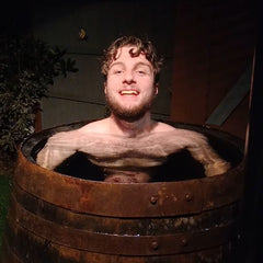 Oak Wine & Whiskey Barrel Ice Baths
