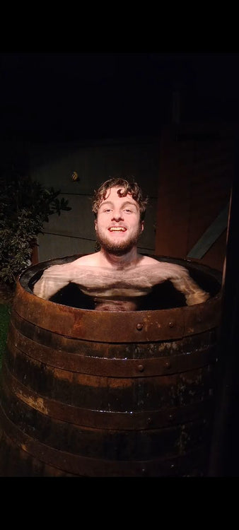 Oak Wine & Whiskey Barrel Ice Baths