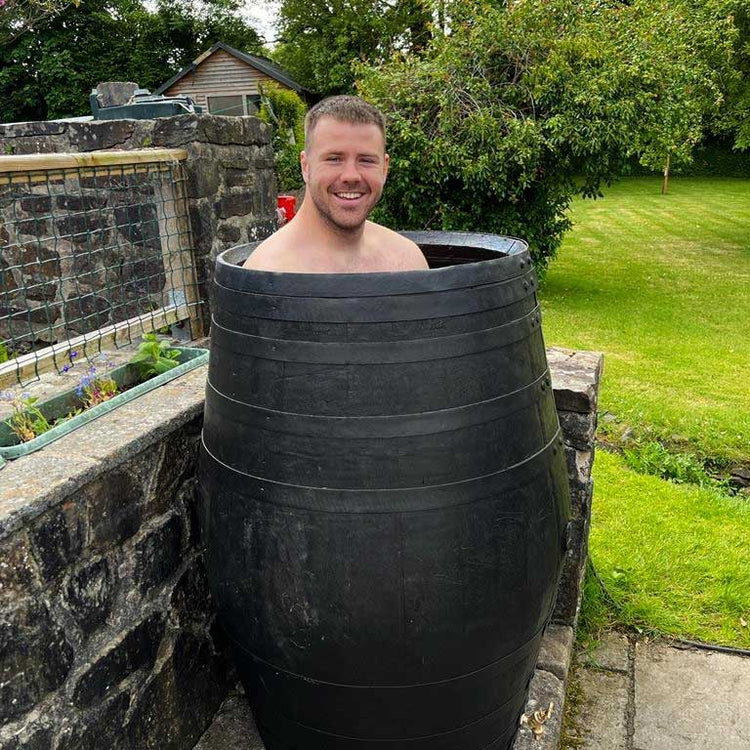 Oak Wine & Whiskey Barrel Ice Baths