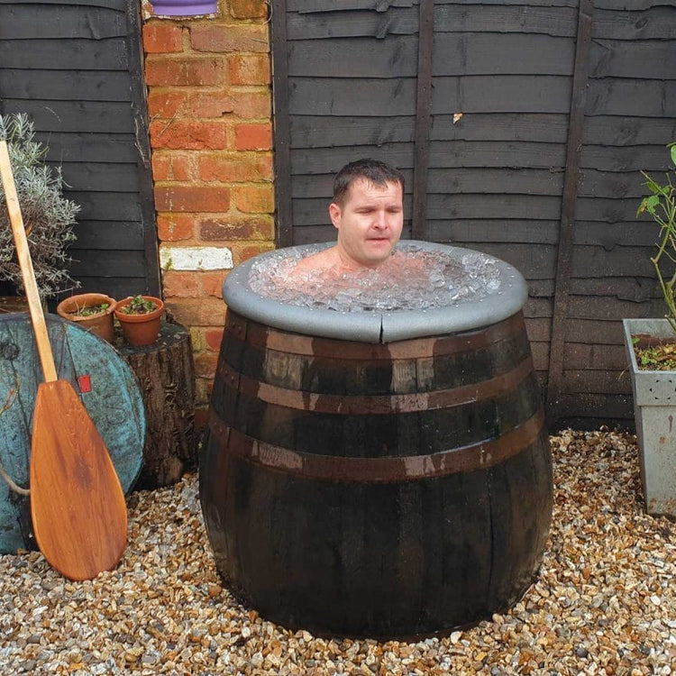 Oak Wine & Whiskey Barrel Ice Baths