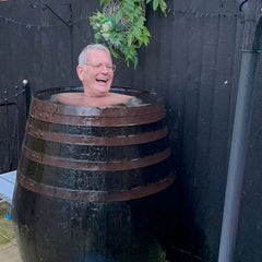 Oak Wine & Whiskey Barrel Ice Baths