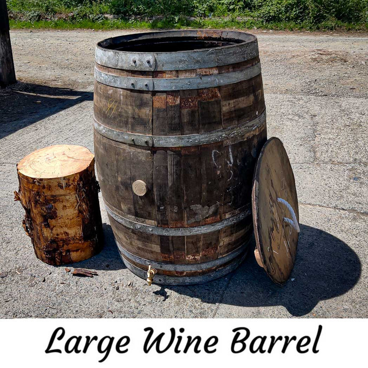 Oak Wine & Whiskey Barrel Ice Baths