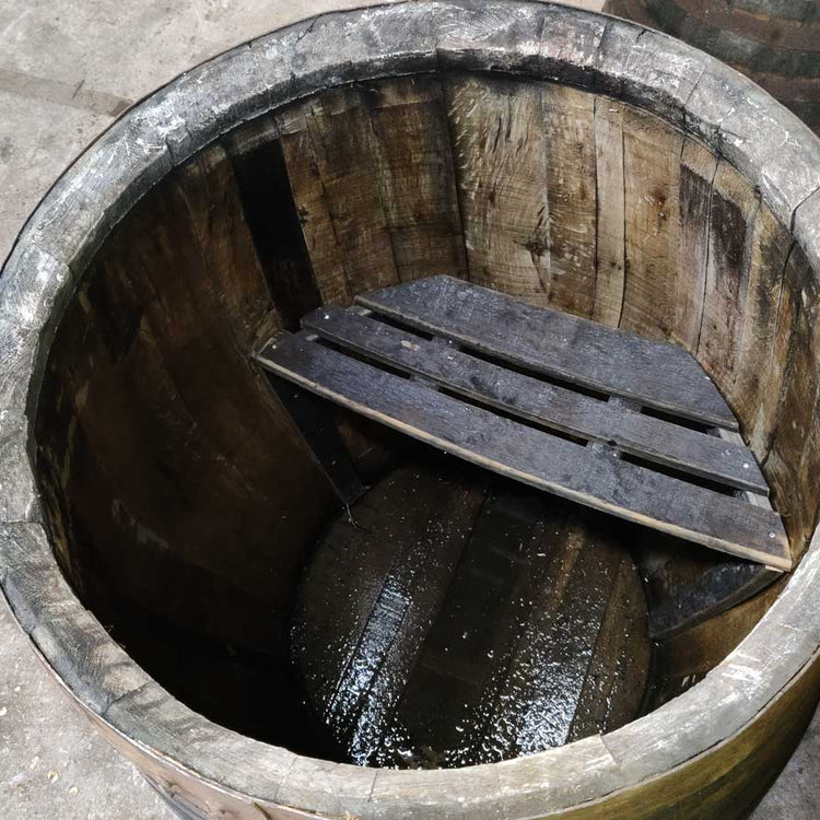 Oak Wine & Whiskey Barrel Ice Baths