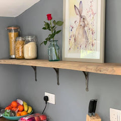 Solid Oak Shelves - Made to Measure