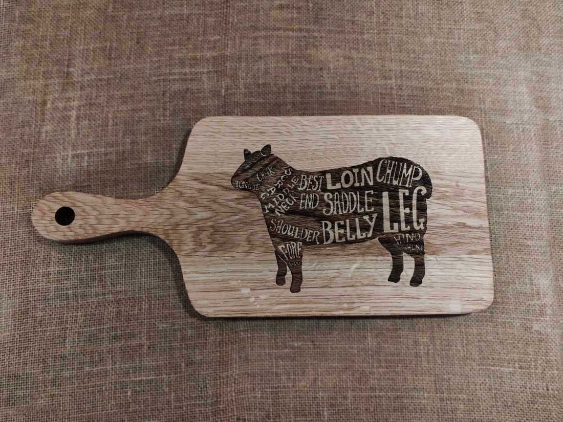 
                      
                        Solid Oak Chopping Boards with Personalised Engraving
                      
                    