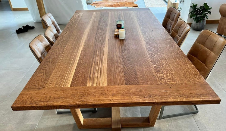 Solid Oak Table Tops - Custom Sizes