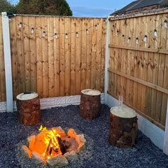 Softwood Log Stump Stool / Table