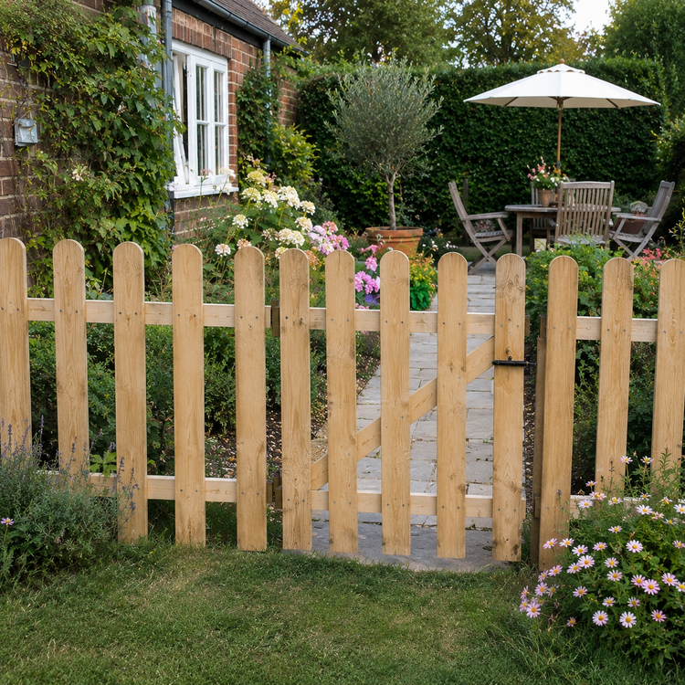 Treated Softwood Picket Garden Fencing Pales