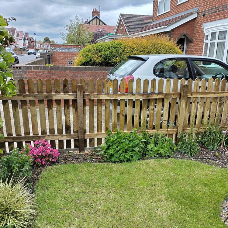 Treated Softwood Picket Garden Fencing Pales