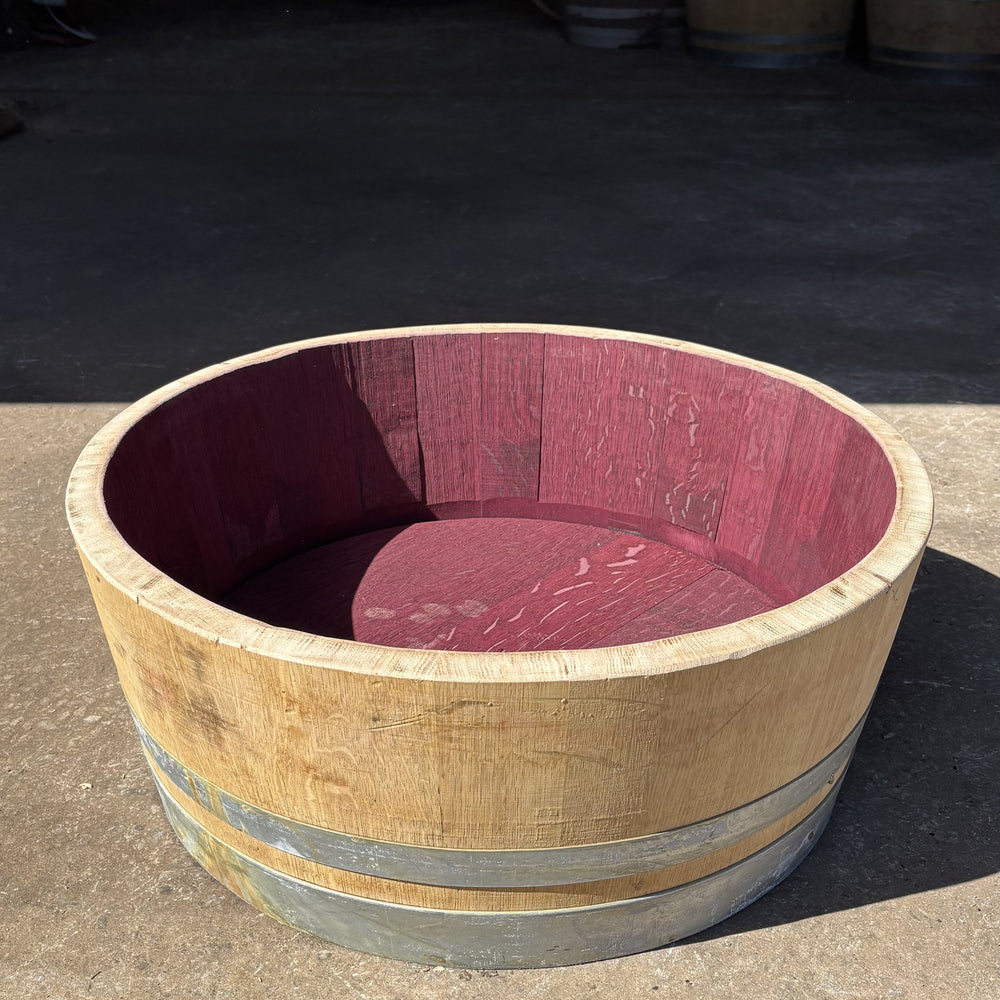 
                      
                        Oak Wine Barrel Planters
                      
                    