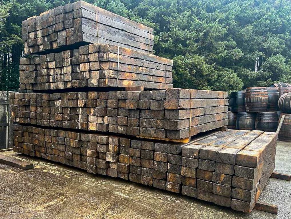 
                      
                        Reclaimed Railway Sleepers
                      
                    