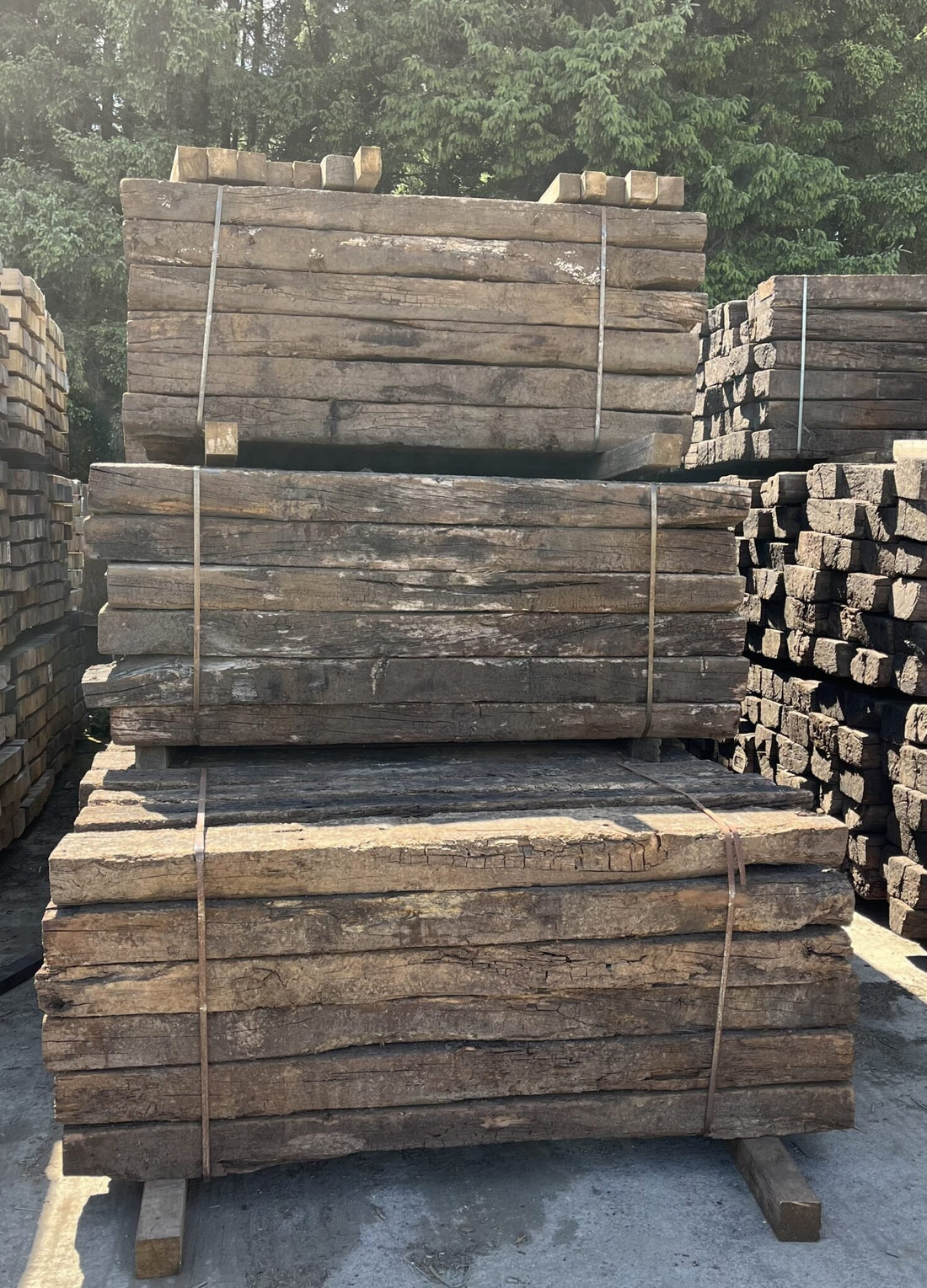 
                      
                        Reclaimed Railway Sleepers
                      
                    