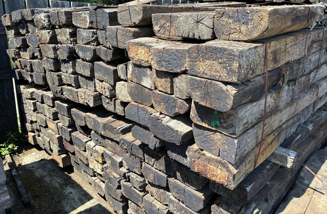 
                      
                        Reclaimed Railway Sleepers
                      
                    