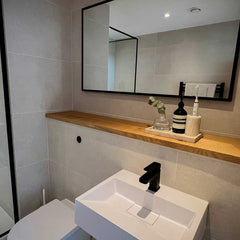 Oak Shelves with Brackets & Oils - Cut to Order Shelving, Custom Sizes