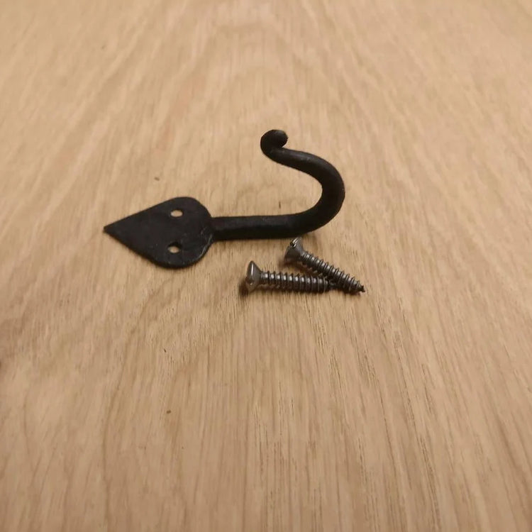 Cast Iron/Hand Forged Style Antique Shelf Hooks