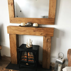 Oak Beam Fireplace Surround - 1500mm Wide