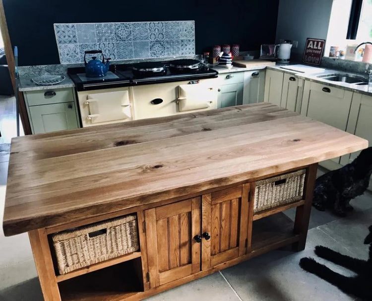 Solid Oak Table Tops - Custom Sizes
