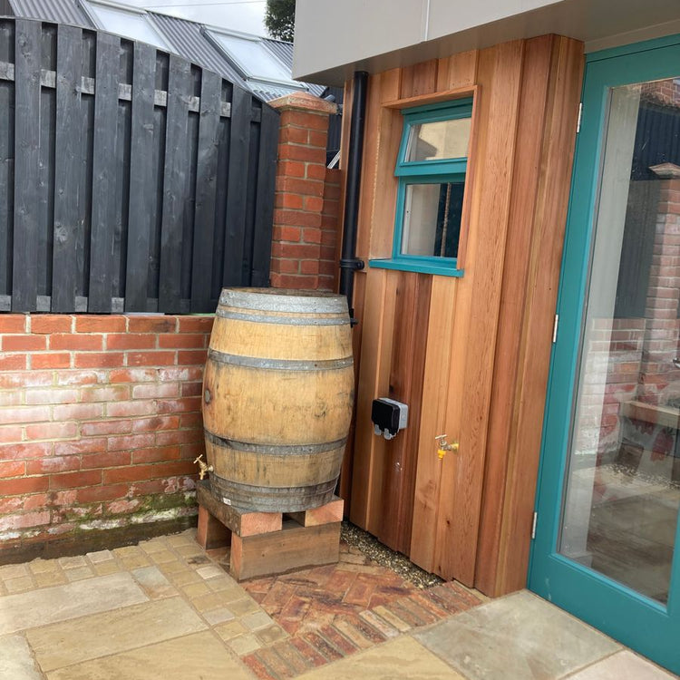 Oak Wine Barrel Water Butt