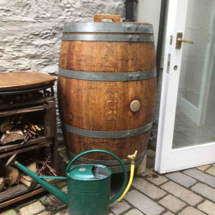 Oak Wine Barrel Water Butt