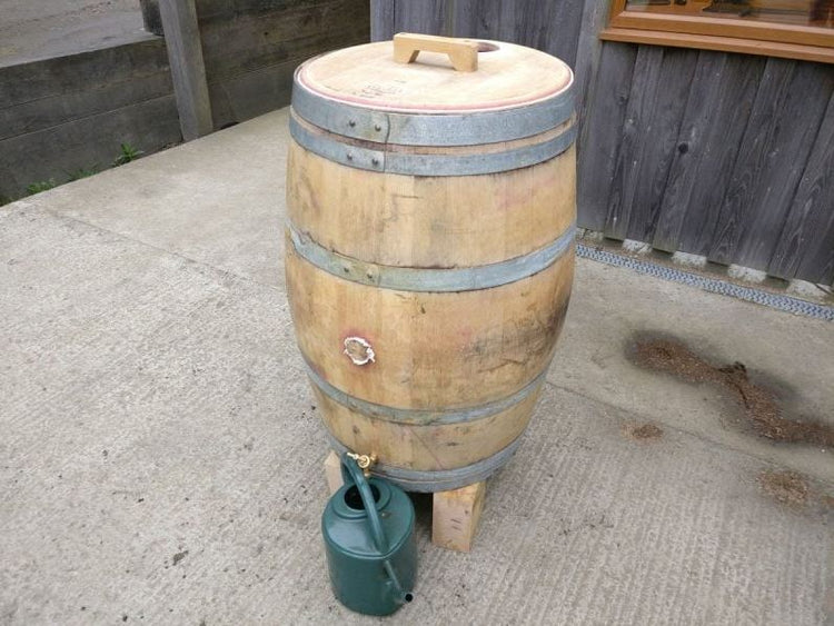 Oak Wine Barrel Water Butt