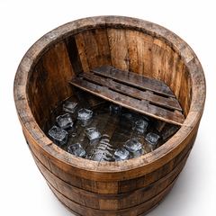 Authentic Oak Barrel Ice Baths – Real Wine & Whisky Barrels for Cold Water Plunge Therapy