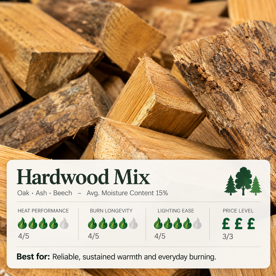 Kiln-Dried Hardwood Firewood Logs – Pembrokeshire Delivery