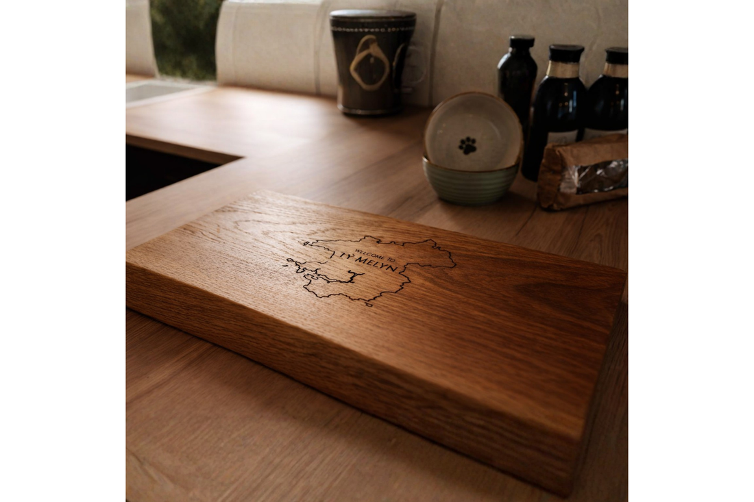
                      
                        Solid Oak Chopping Board – James Martin Style Butchers Block (Custom Size, Square or Live Waney Edge)
                      
                    