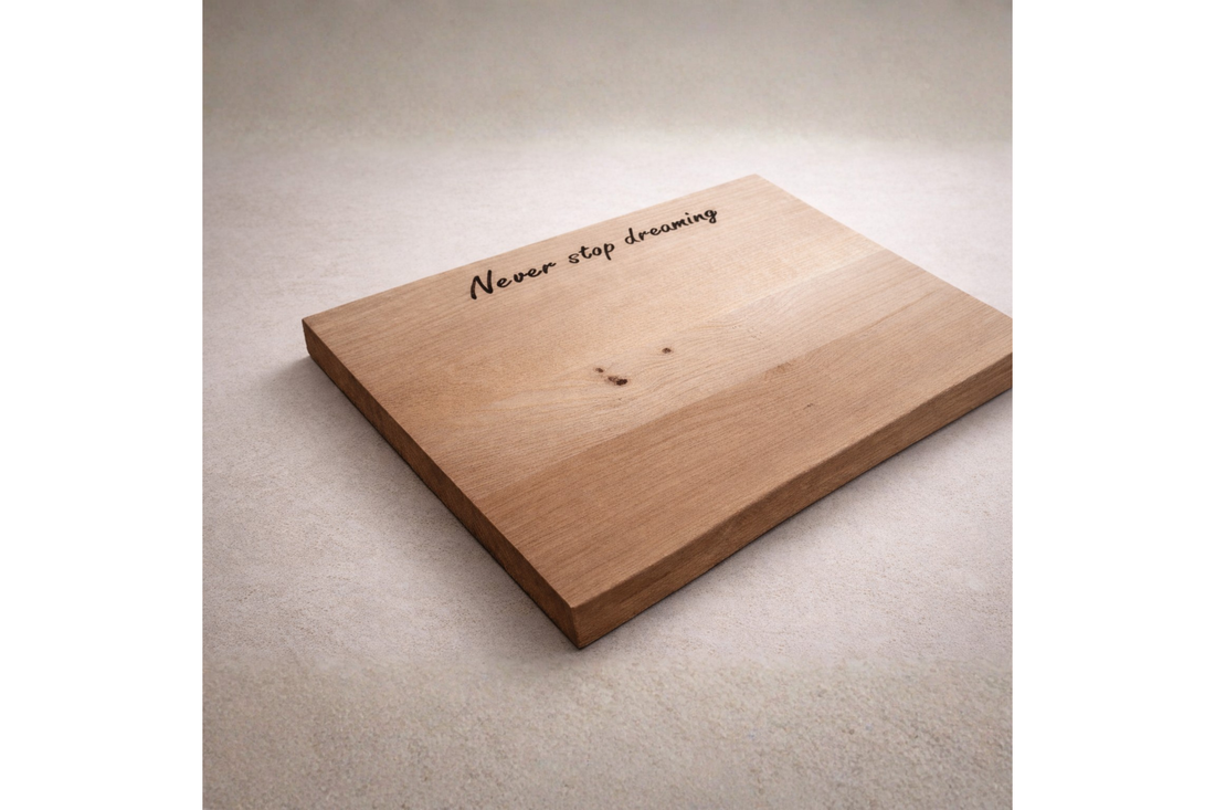 
                      
                        Solid Oak Chopping Board – James Martin Style Butchers Block (Custom Size, Square or Live Waney Edge)
                      
                    