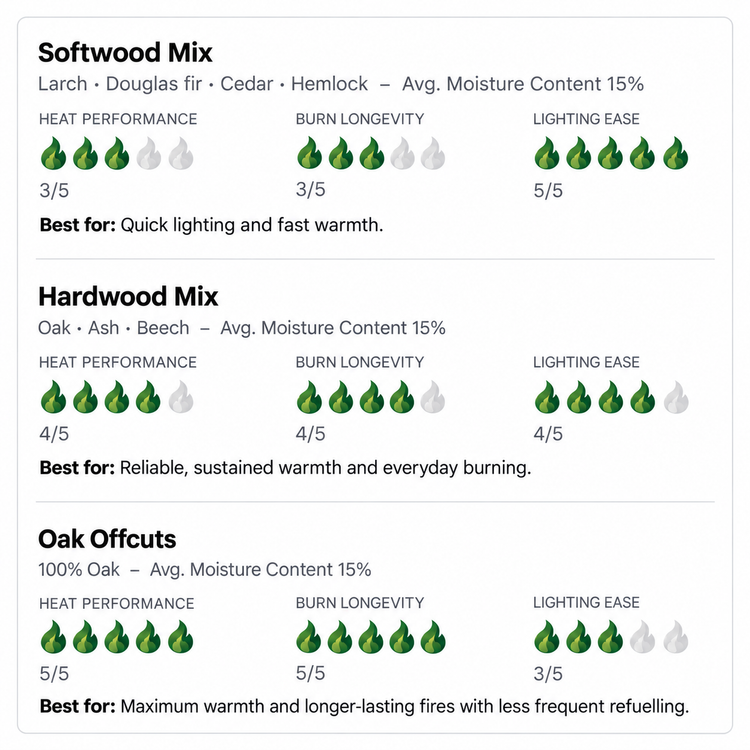 Kiln Dried Firewood Logs - Delivered Nationwide