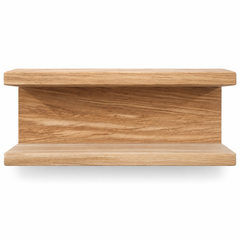 Solid Oak Floating Bedside Shelf