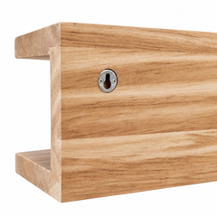 Solid Oak Floating Bedside Shelf