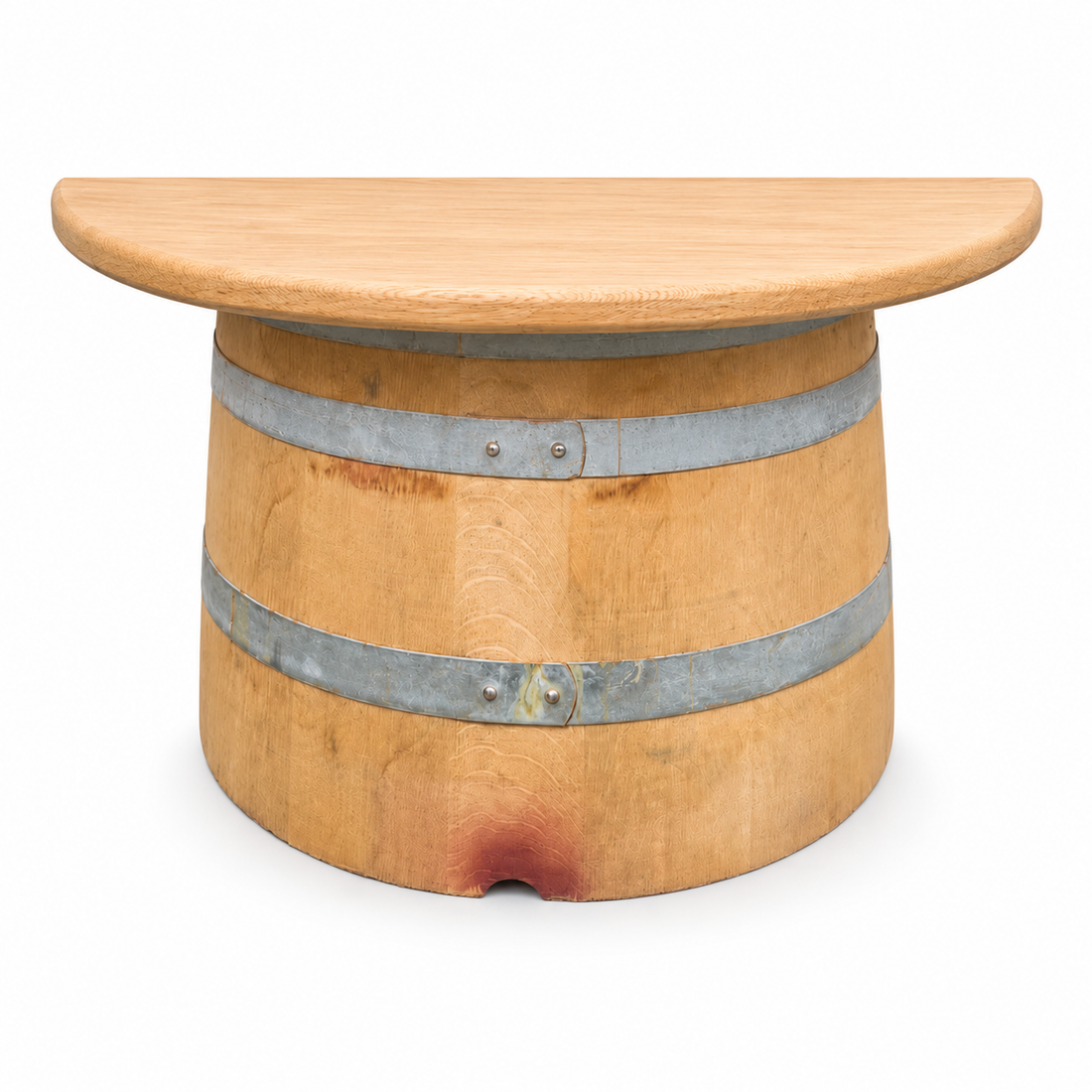 
                      
                        Half Wine Barrel Wall Table
                      
                    