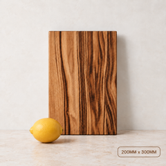 Dark Solid Oak Chopping Board – James Martin Style Butchers Block (Custom Size, Square or Live Edge)