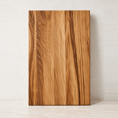 Dark Solid Oak Chopping Board – James Martin Style Butchers Block (Custom Size, Square or Live Edge)