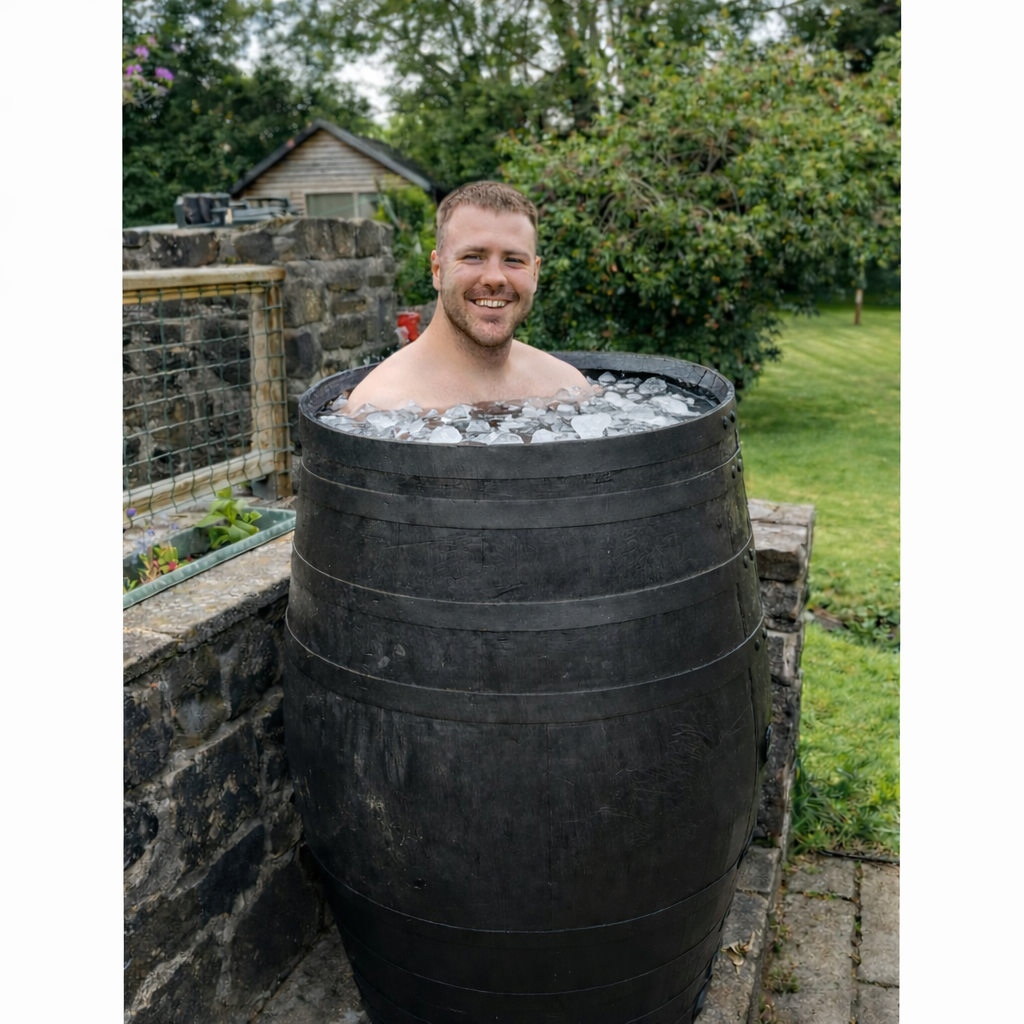 Authentic Oak Barrel Ice Baths – Real Wine & Whisky Barrels for Cold Water Plunge Therapy