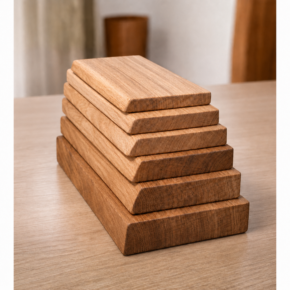 
                      
                        Solid Oak Chopping Board – James Martin Style Butchers Block (Custom Size, Square or Live Waney Edge)
                      
                    