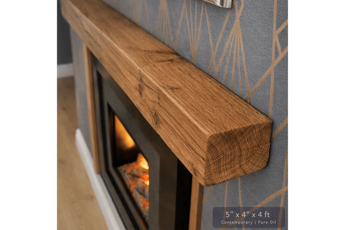 
                      
                        Solid Oak Fireplace Beam – Handcrafted Oak Mantelpiece (UK)
                      
                    